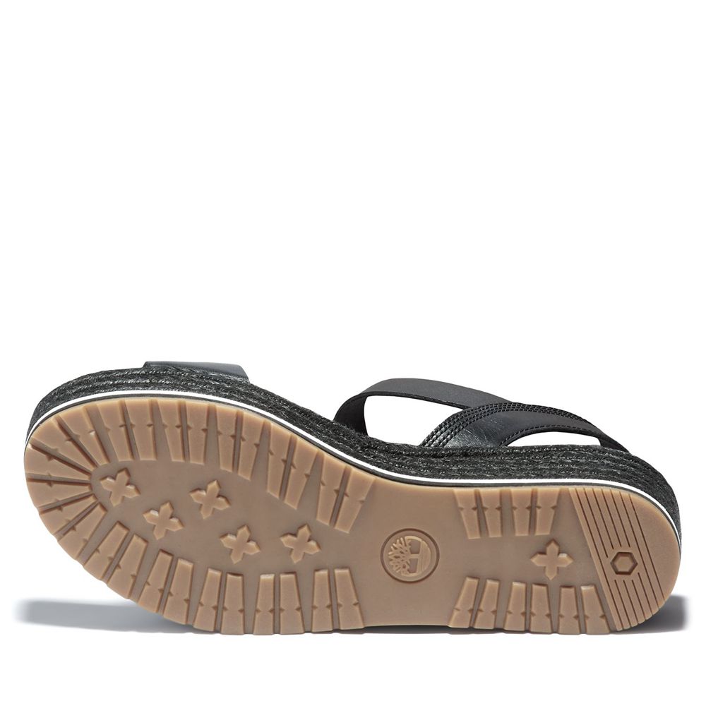 Timberland Σανδαλια Γυναικεια Μαυρα - Santorini Sun Ankle Strap - Greece 9257430-UX